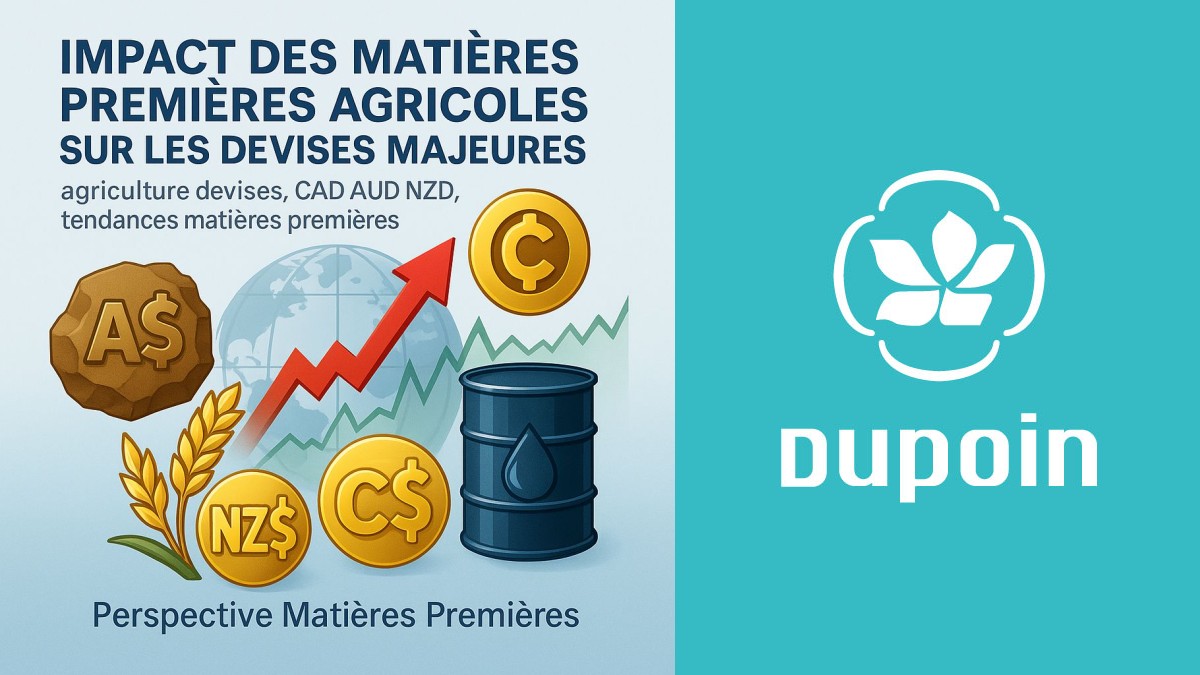 Comment les Matières Premières Agricoles Font Danser les Devises CAD, AUD et NZD