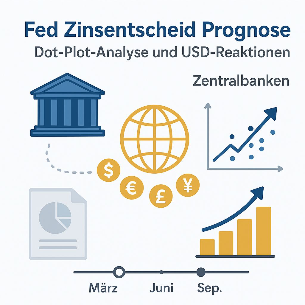 Fed-Meeting unter der Lupe: Was der Dot-Plot über Zinsen und den USD verrät