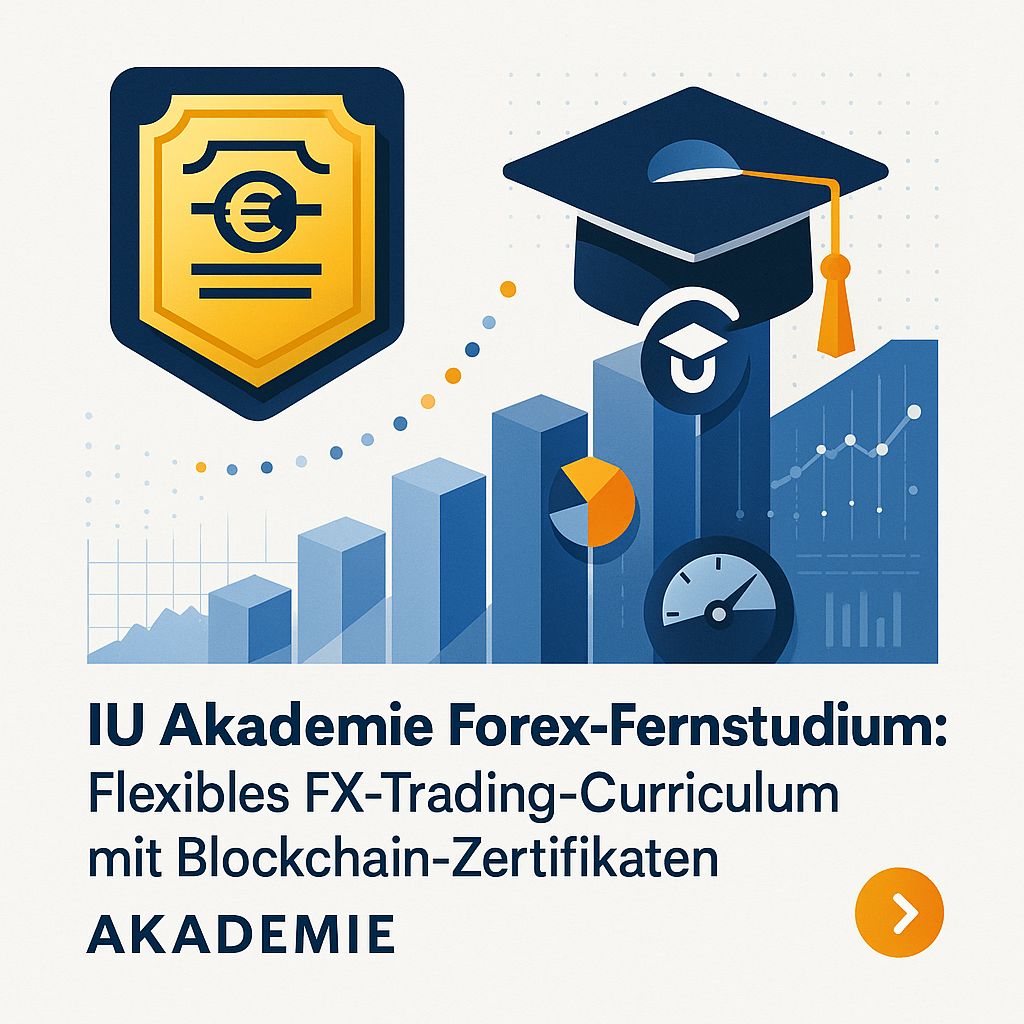 Flexibel Forex lernen an der IU Akademie: Mit Blockchain-Zertifikaten zum Trading-Profi