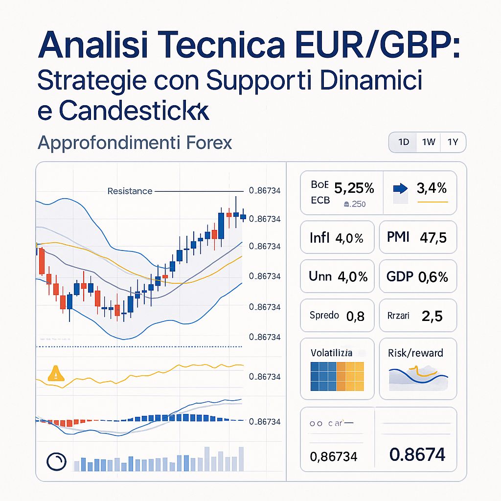 Operare su EUR/GBP: Segnali da Supporti Mobili e Formazioni Candlestick