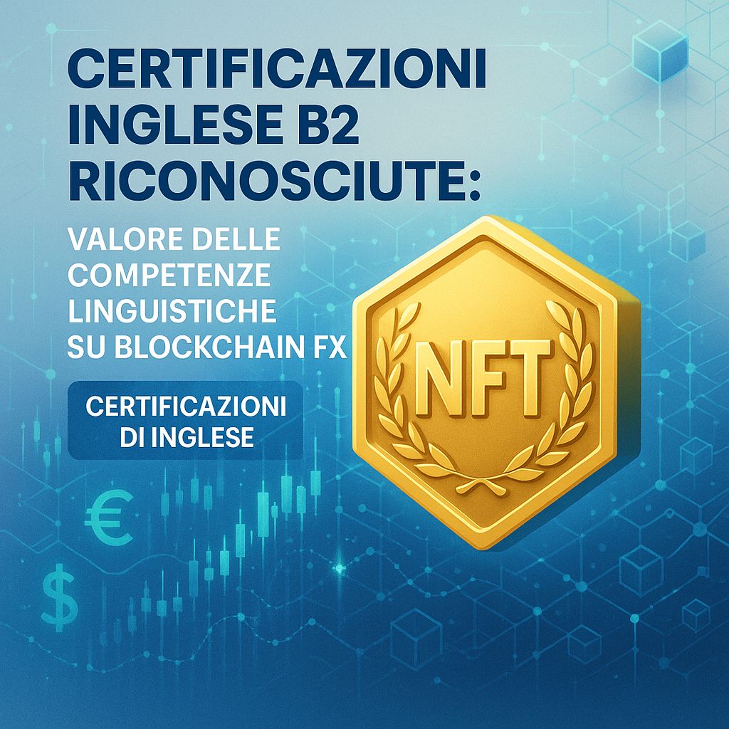 Certificazioni di Inglese B2 Riconosciute: Perché Sceglierle e Come la Blockchain FX Aggiunge Valore