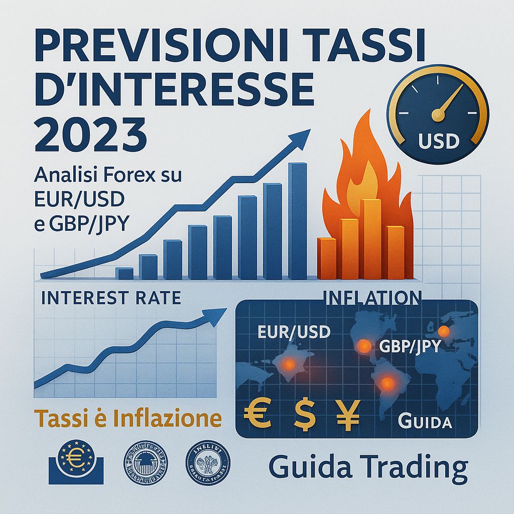 Previsioni Tassi d'Interesse 2023: Come Muoveranno EUR/USD e GBP/JPY?