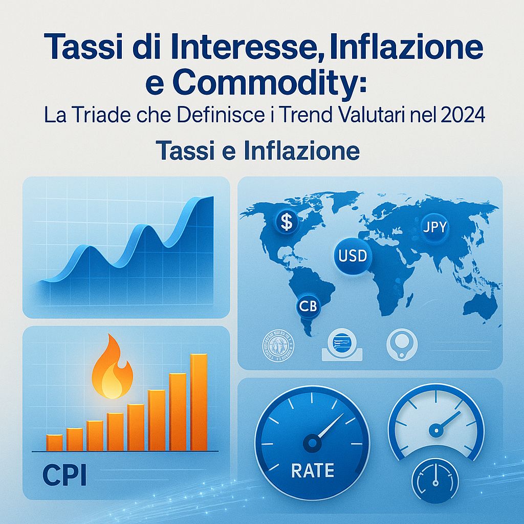 Come Tassi, Inflazione e Commodity Stanno Ridisegnando i Mercati Valutari nel 2024