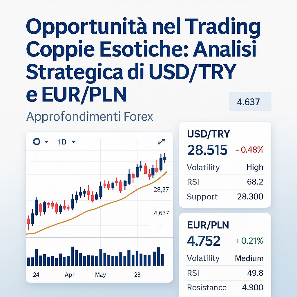 Strategie Vincenti per il Trading su Coppie Esotiche: Focus su USD/TRY e EUR/PLN