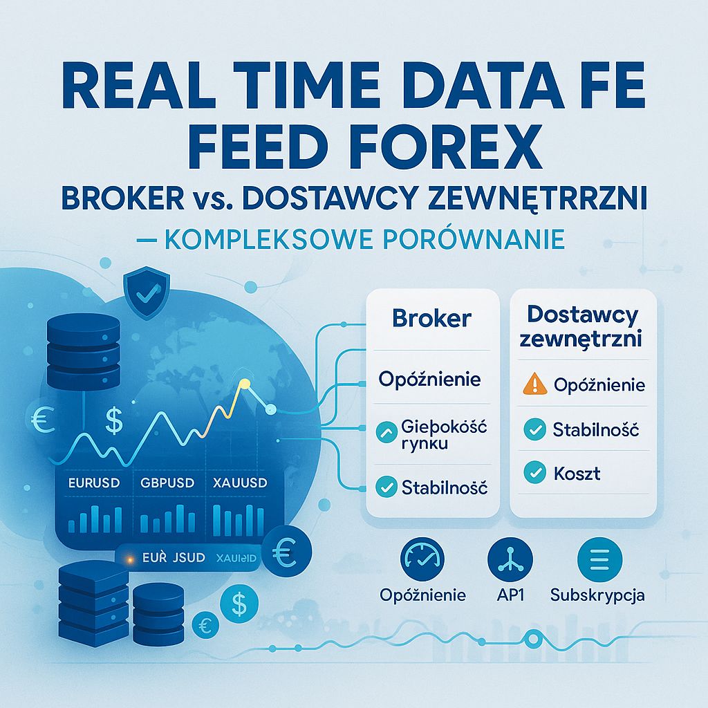 Feed danych na rynku Forex: Broker czy zewnętrzny dostawca? Kto daje lepszy real time data feed forex?