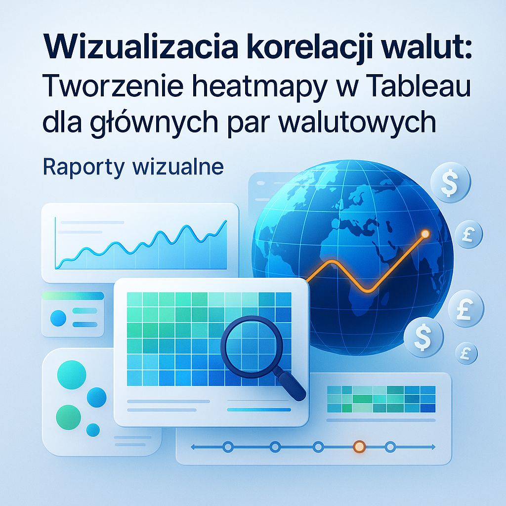 Jak stworzyć przejrzystą heatmapę korelacji głównych walut w Tableau? Praktyczny poradnik